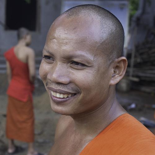 Portrait d'un moine bouddhiste