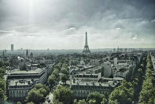 Vue de Paris depuis l'Arc de Triomphe